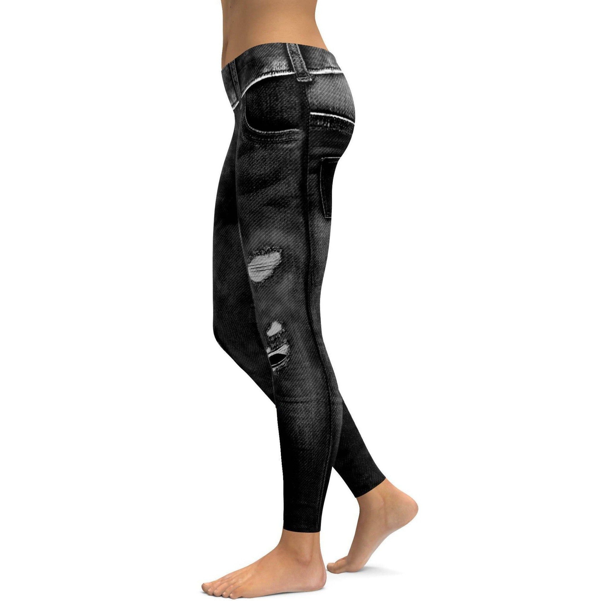 Denim Look Yoga Pants For Women | International Society of Precision  Agriculture
